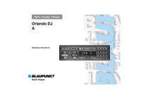 Blaupunkt Orlando-DJ - Owners Manual